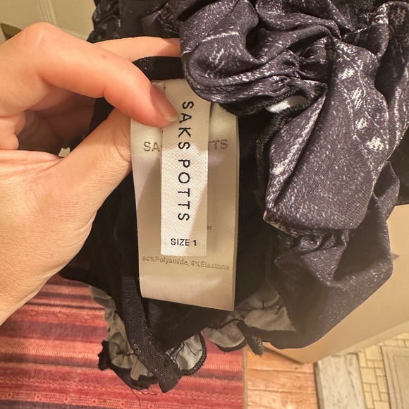 Saks Potts crinkle blouse - Picture 6 of 6